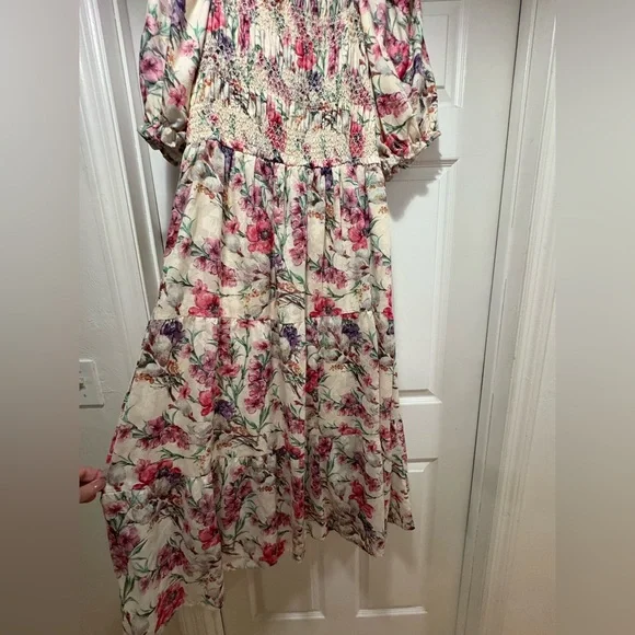 Baltic Born Tulsa Smocked Floral Maxi Dress  - SIZE 2XL - Picture 8 of 13